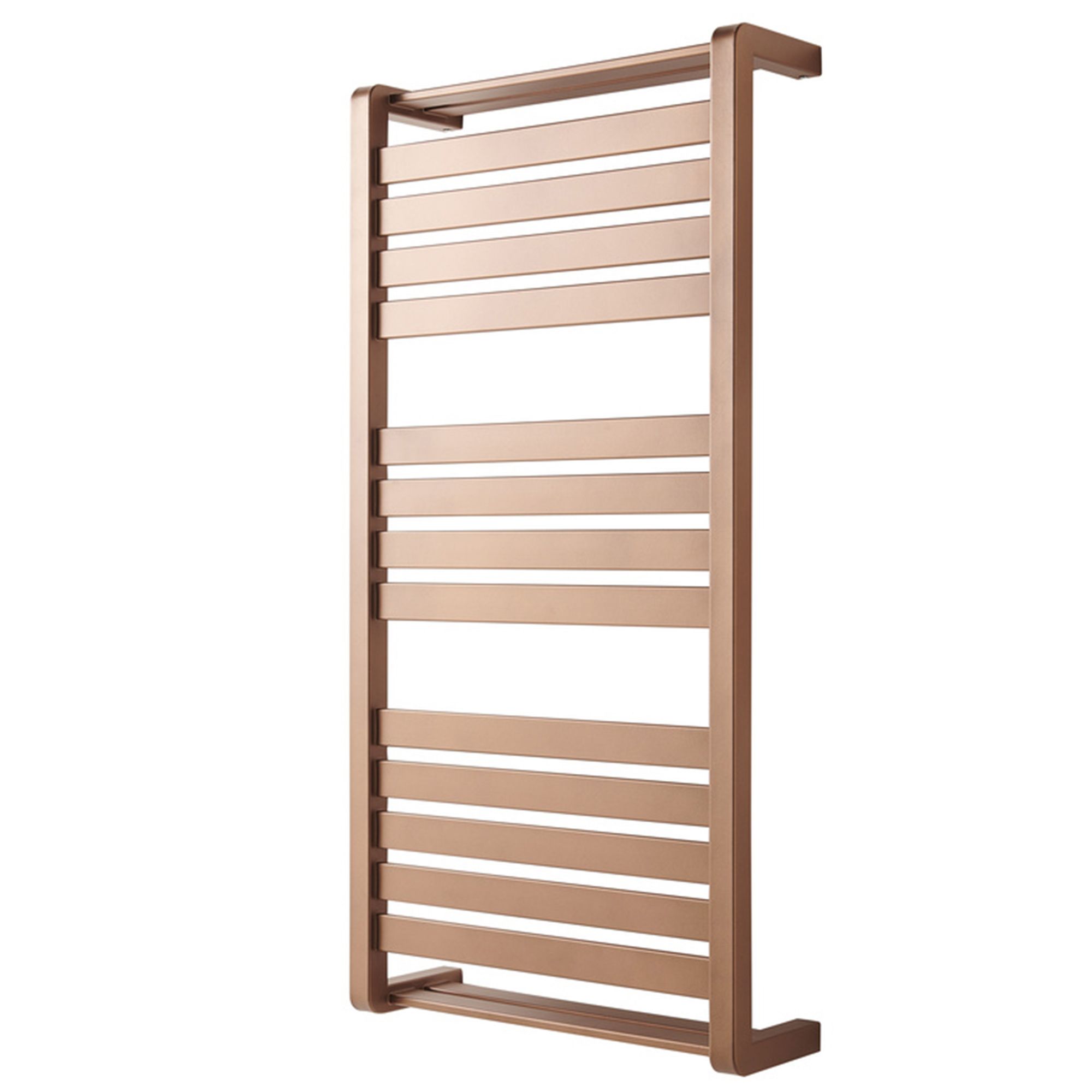 GoodHome Loreto Copper Flat Towel warmer (W)500mm x (H)1000mm | DIY at Bu0026Q