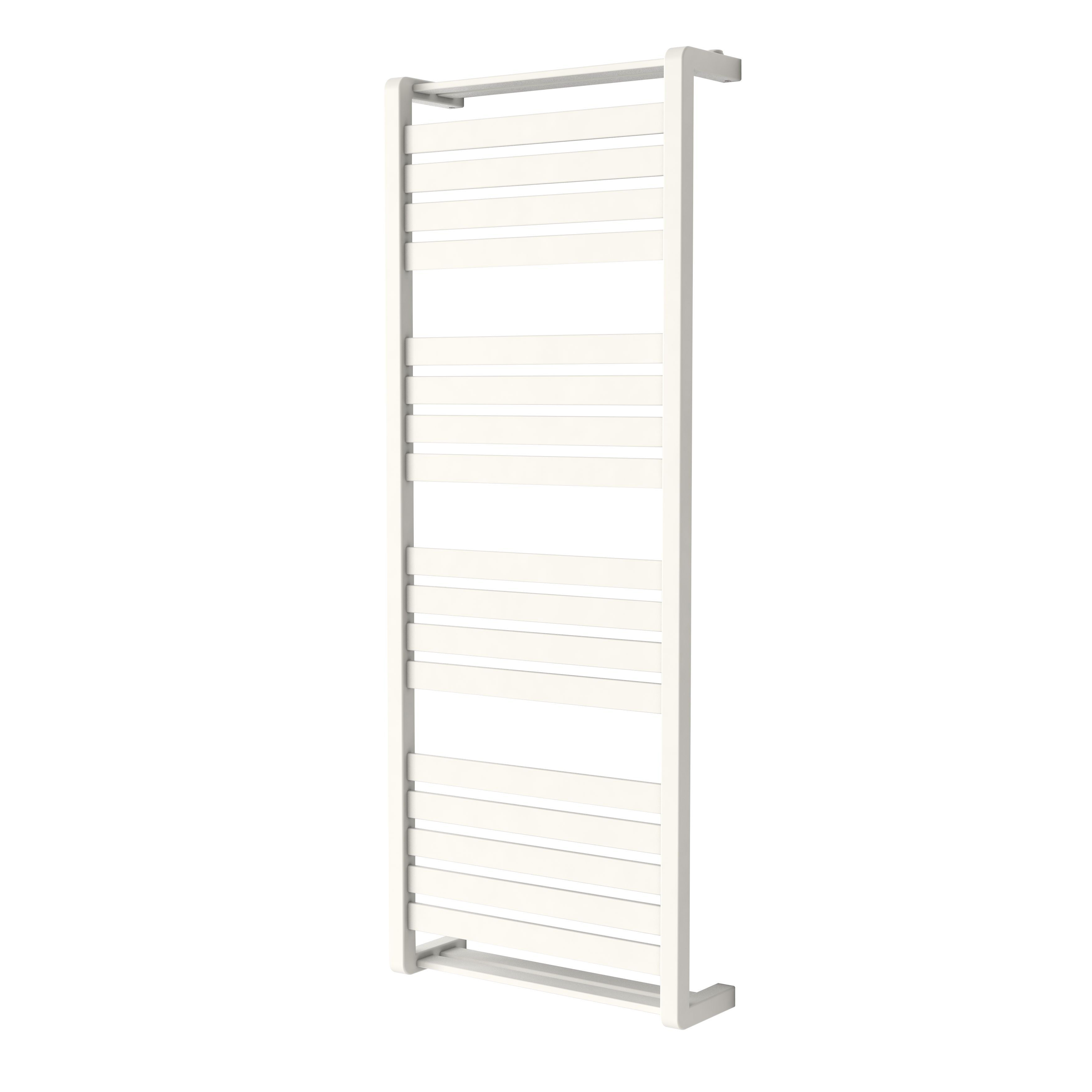 GoodHome Loreto White Electric Flat Towel warmer (W)500mm x (H)1300mm