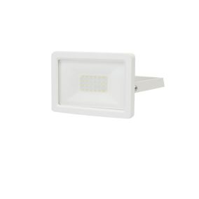 GoodHome Lucan AFD1018-NW White Mains-powered Cool white LED Floodlight 2000lm