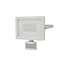 GoodHome Lucan AFD1019-IW White Mains-powered Cool white Outdoor LED PIR Floodlight 3000lm