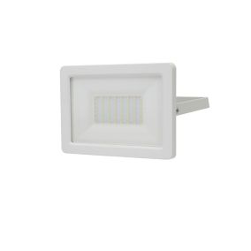 GoodHome Lucan AFD1019-NW White Mains-powered Cool white LED Floodlight 3000lm