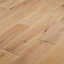 GoodHome Lulea Natural Matt Oak Solid wood Flooring Sample