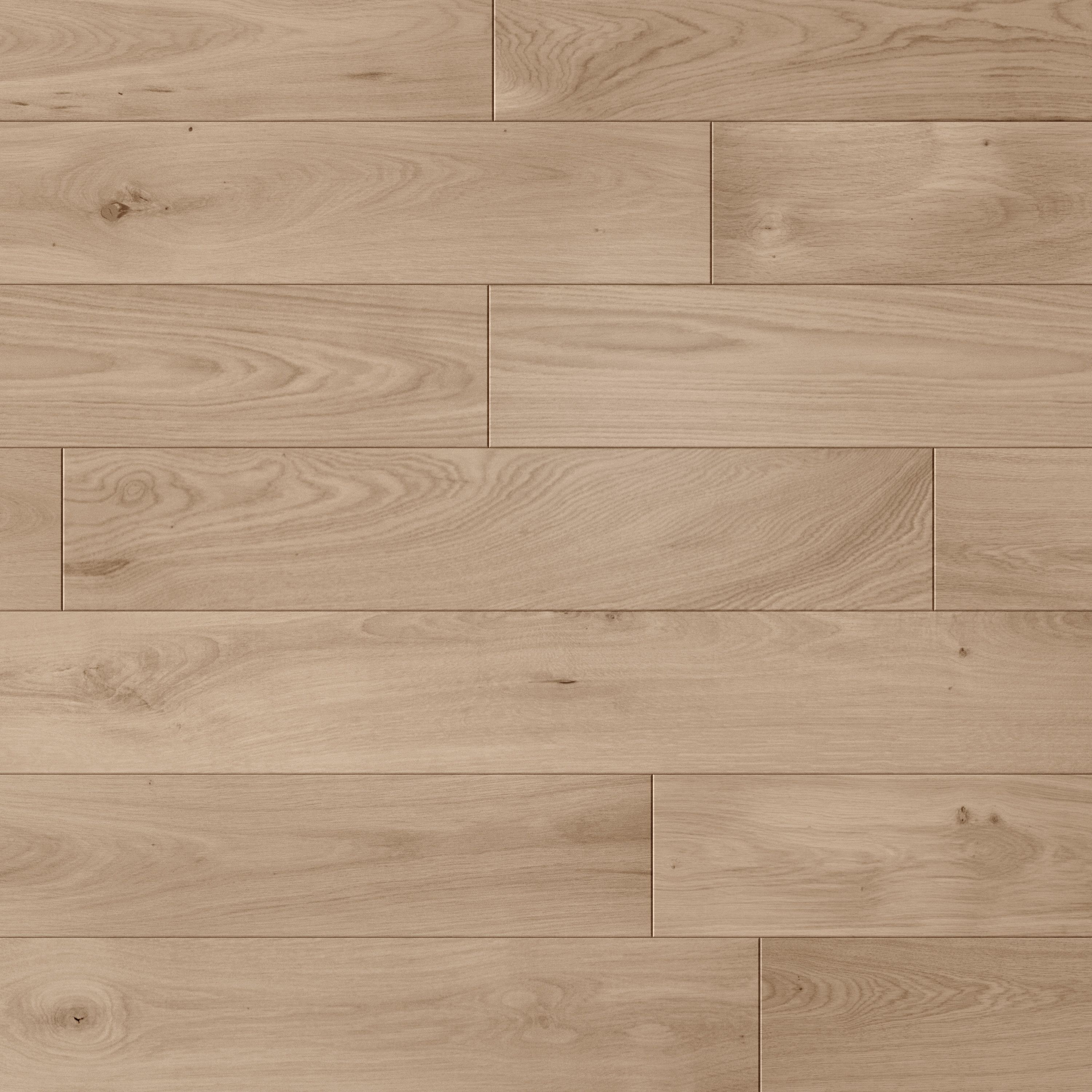 GoodHome Lulea Natural Oak effect Oak Solid wood flooring, 1.26m²