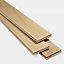 GoodHome Lulea Natural Oak Solid wood flooring, 1.008m² Pack