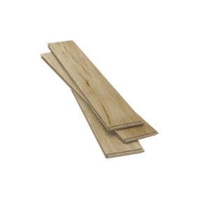 GoodHome Lulea Natural Oak Solid wood flooring Sample