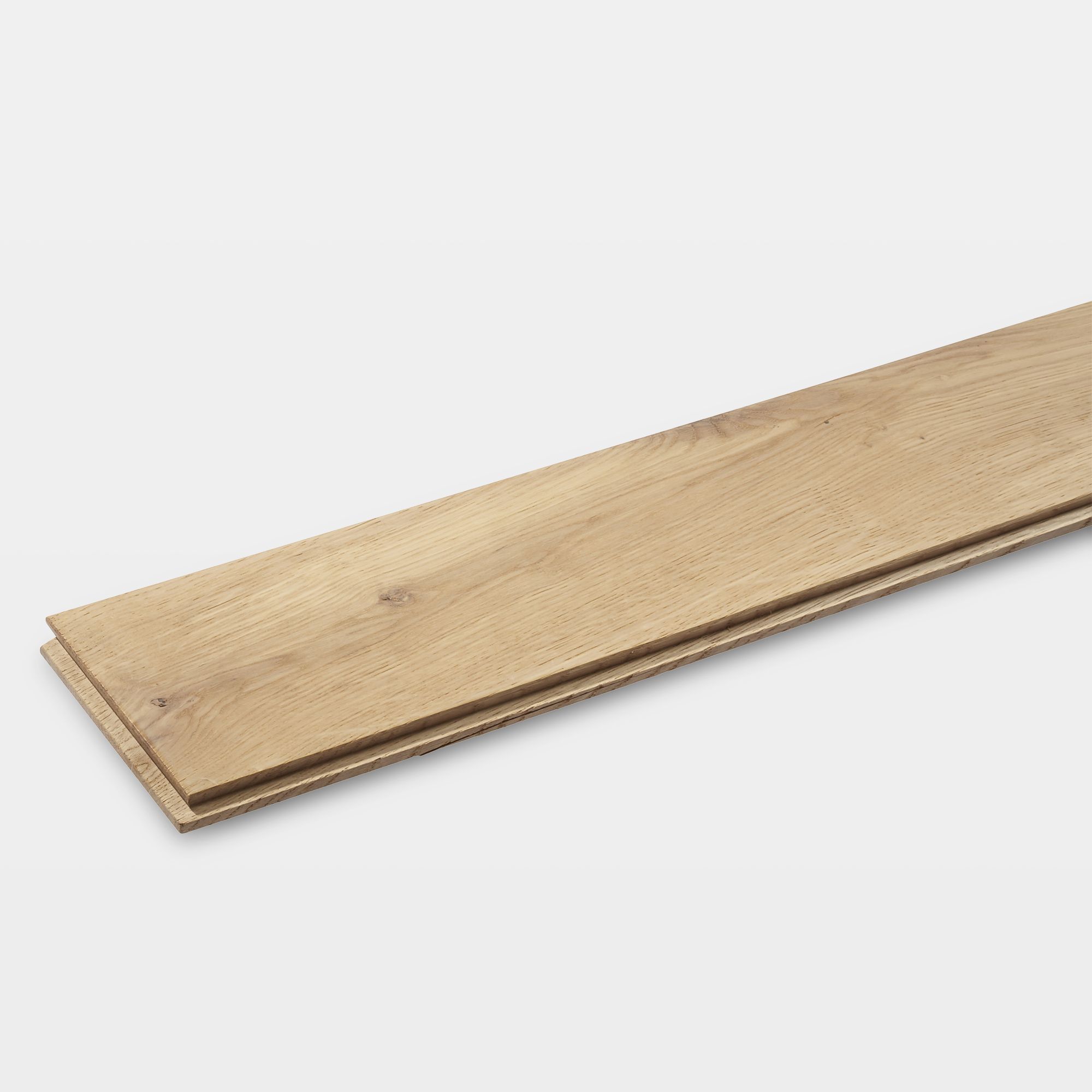GoodHome Lulea Natural Wood Solid wood flooring, 1m²