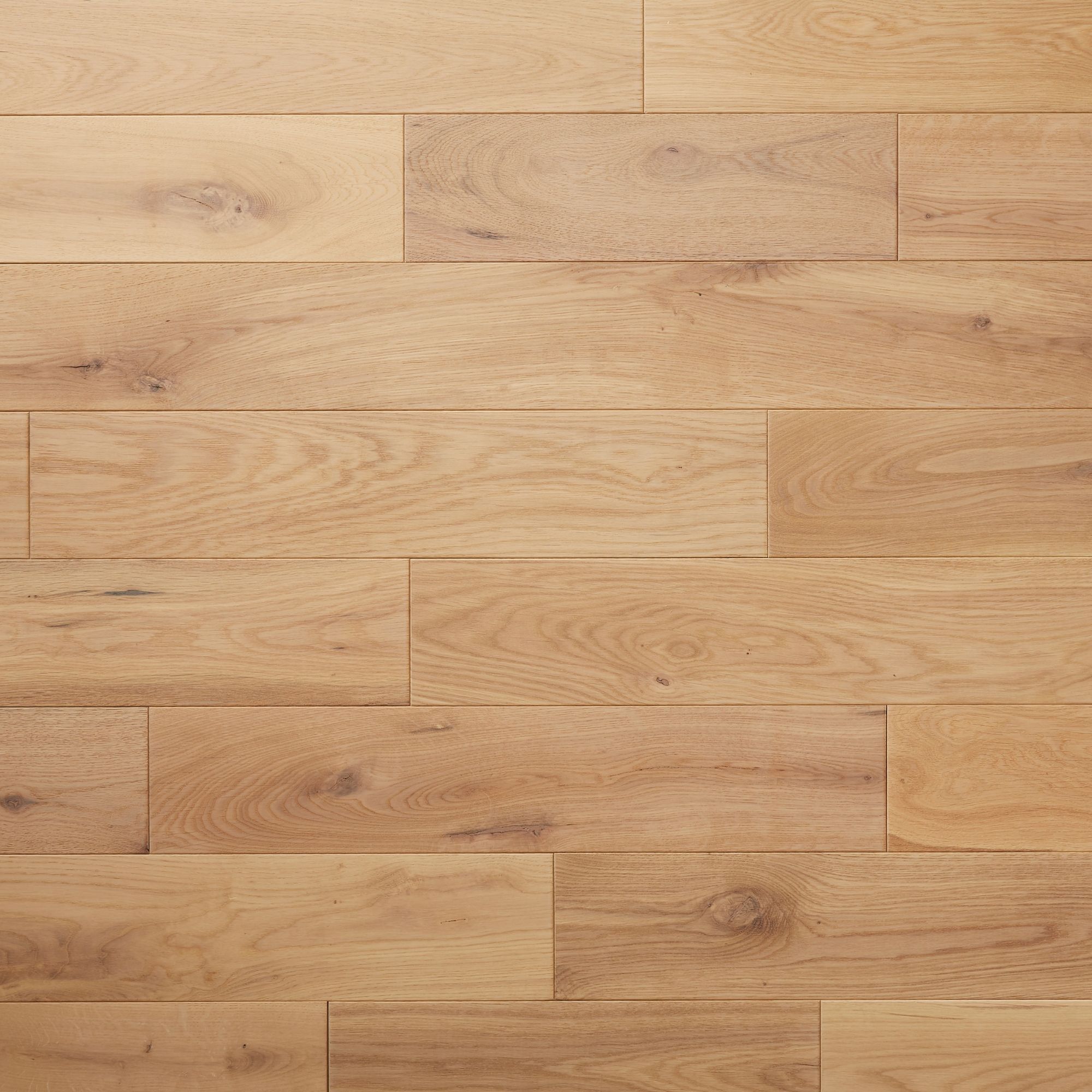GoodHome Lulea Natural Wood Solid wood flooring, 1m²