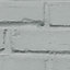 GoodHome Luynes Light grey Brick Textured Wallpaper Sample