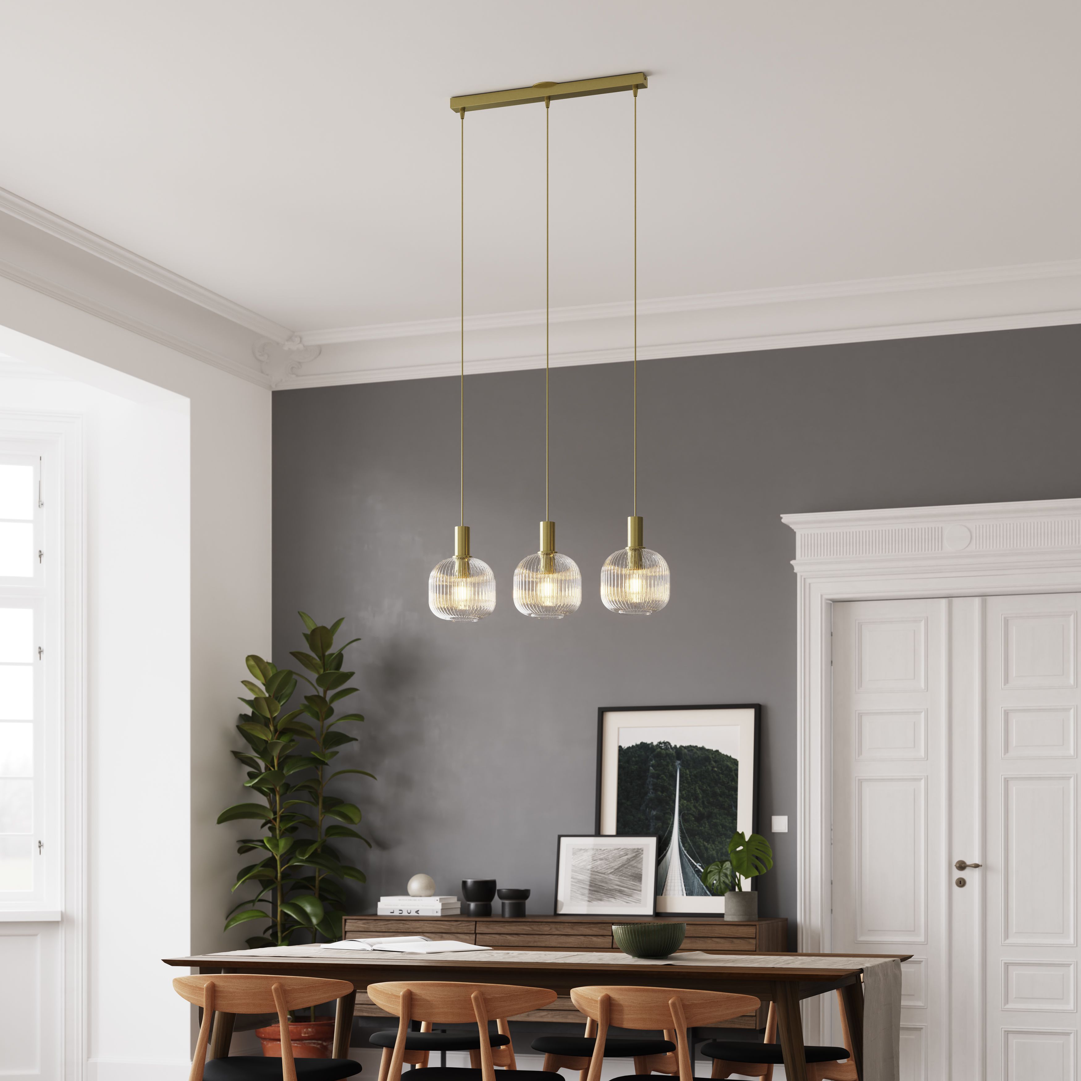 【美品】UNICO OLIKA LAMP 3BULB PENDANT CAMILA 1-LIGHT PENDANT | Artcraft Lighting