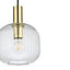 GoodHome Lybia Satin Brass Pendant ceiling light, (Dia)250mm