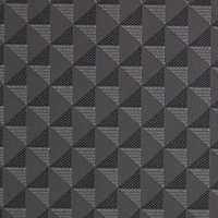 GoodHome Lyrata Black Graphic 3D effect Textured Wallpaper Sample