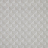 GoodHome Lyrata Grey 3D effect Square Textured Wallpaper Sample