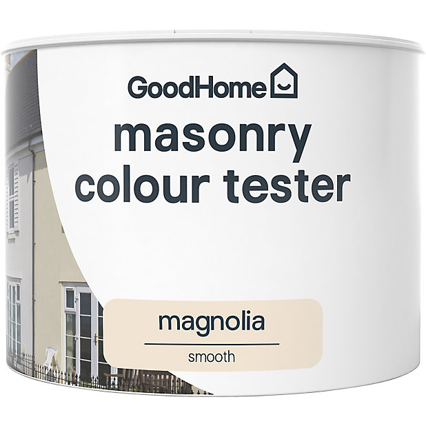 Goodhome Magnolia Smooth Matt Masonry Paint 250ml Tester Pot Diy At B Q - Magnolia Colour Paint Wilko