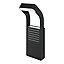 GoodHome Majorca Contemporary Black Mains-powered 1 lamp Integrated LED Outdoor Post light (H)450mm