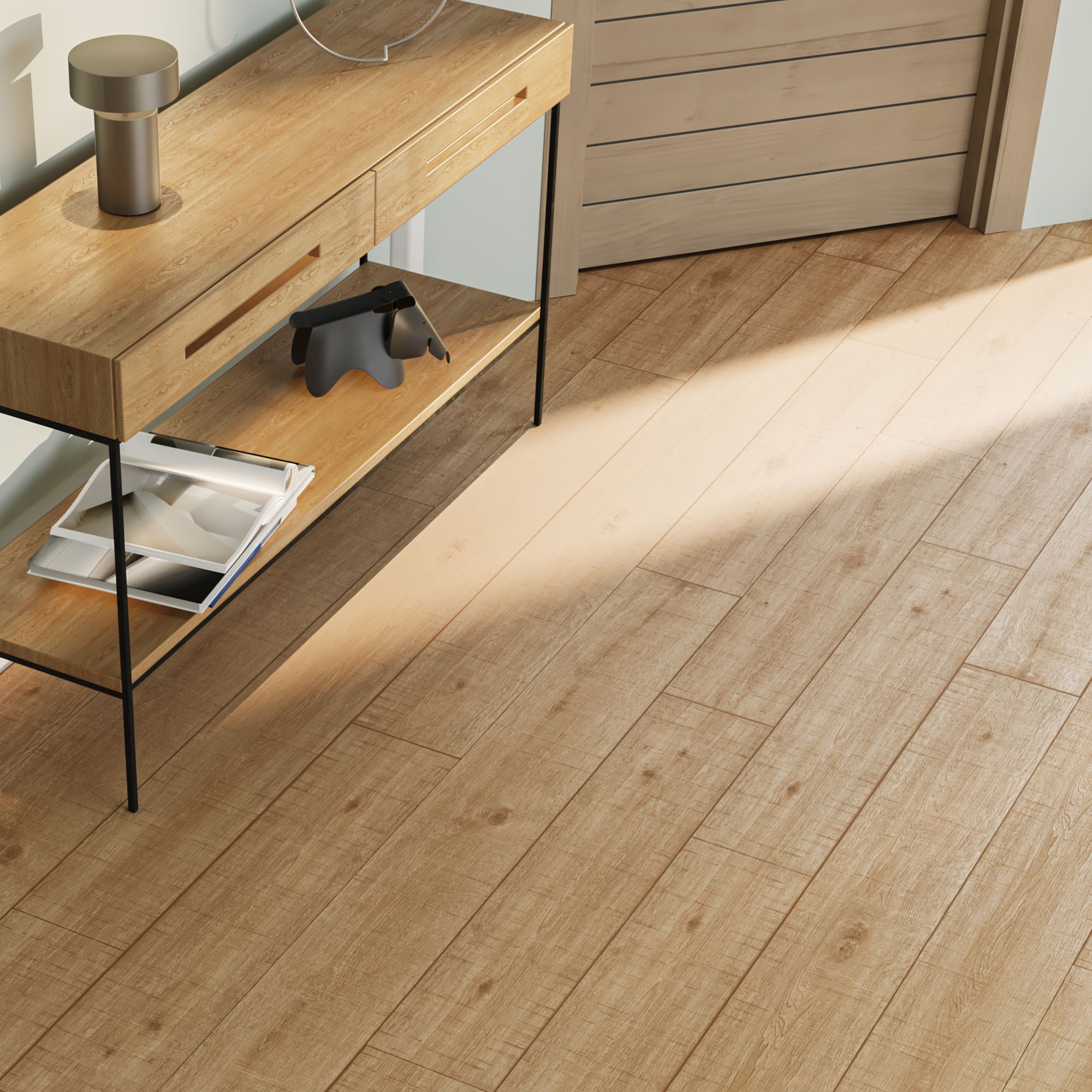 GoodHome Maldon Wood effect Laminate Flooring, 1.65m²