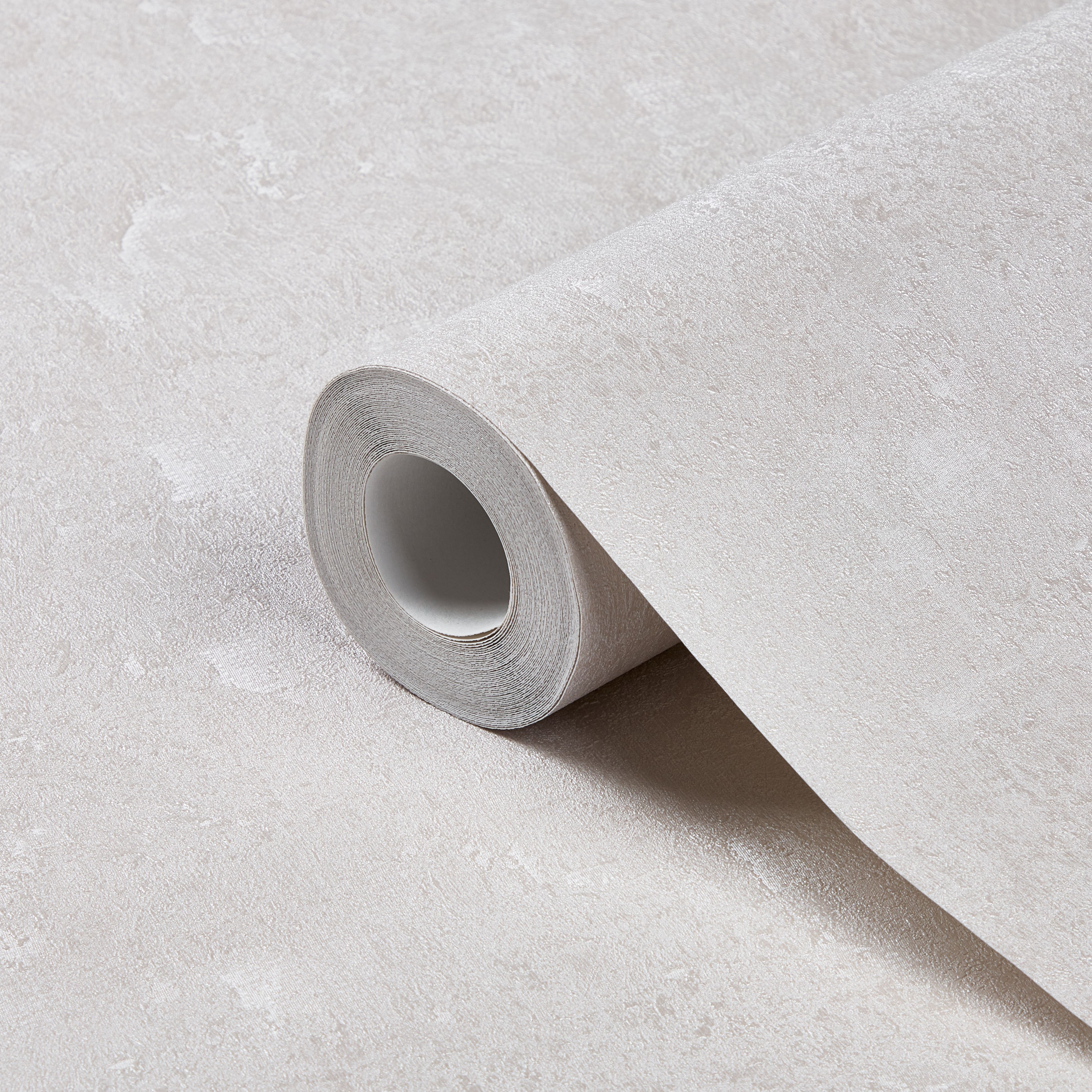 GoodHome Malmy Light grey Textured Wallpaper DIY at B&Q