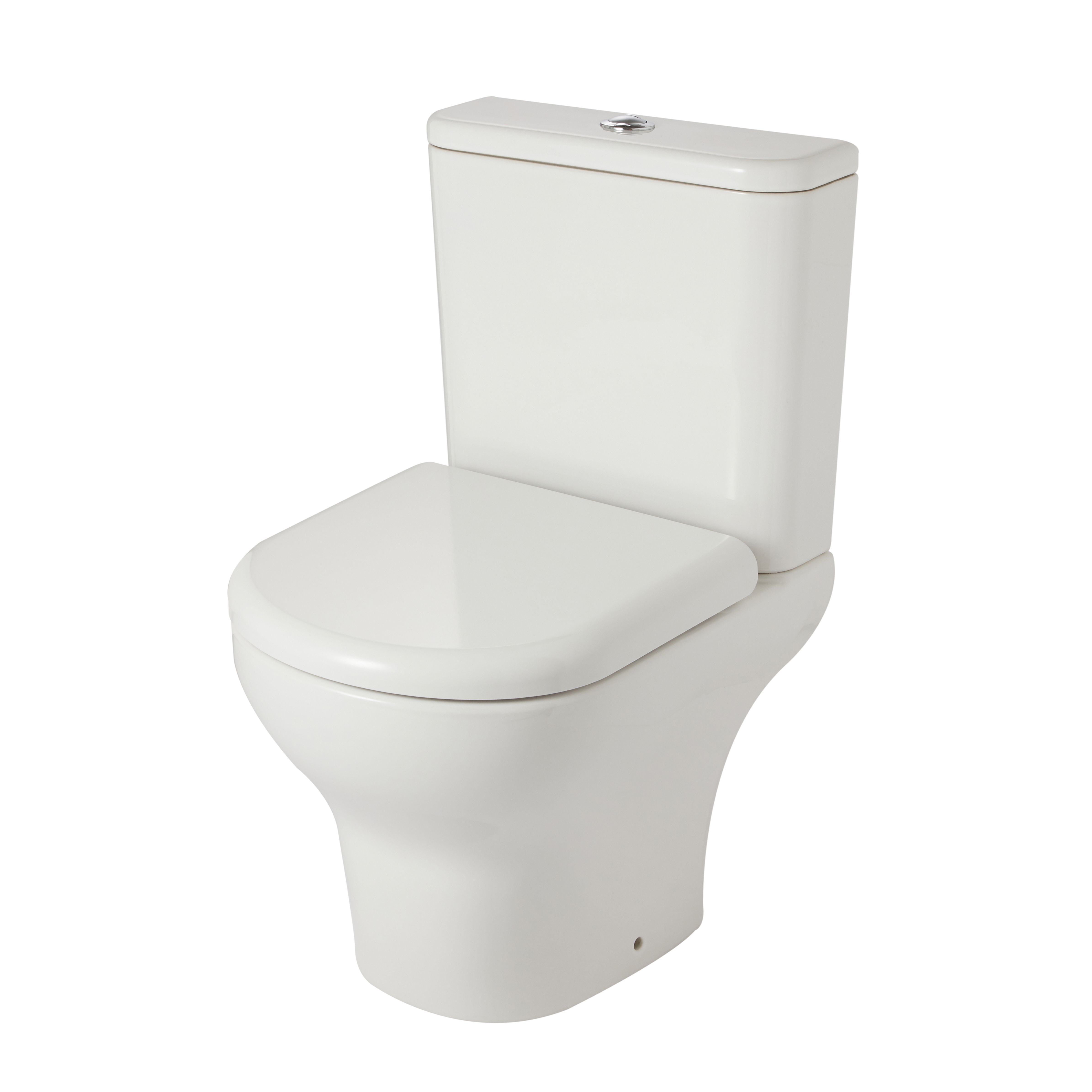 GoodHome Malo White Closecoupled Toilet set with Soft close seat DIY