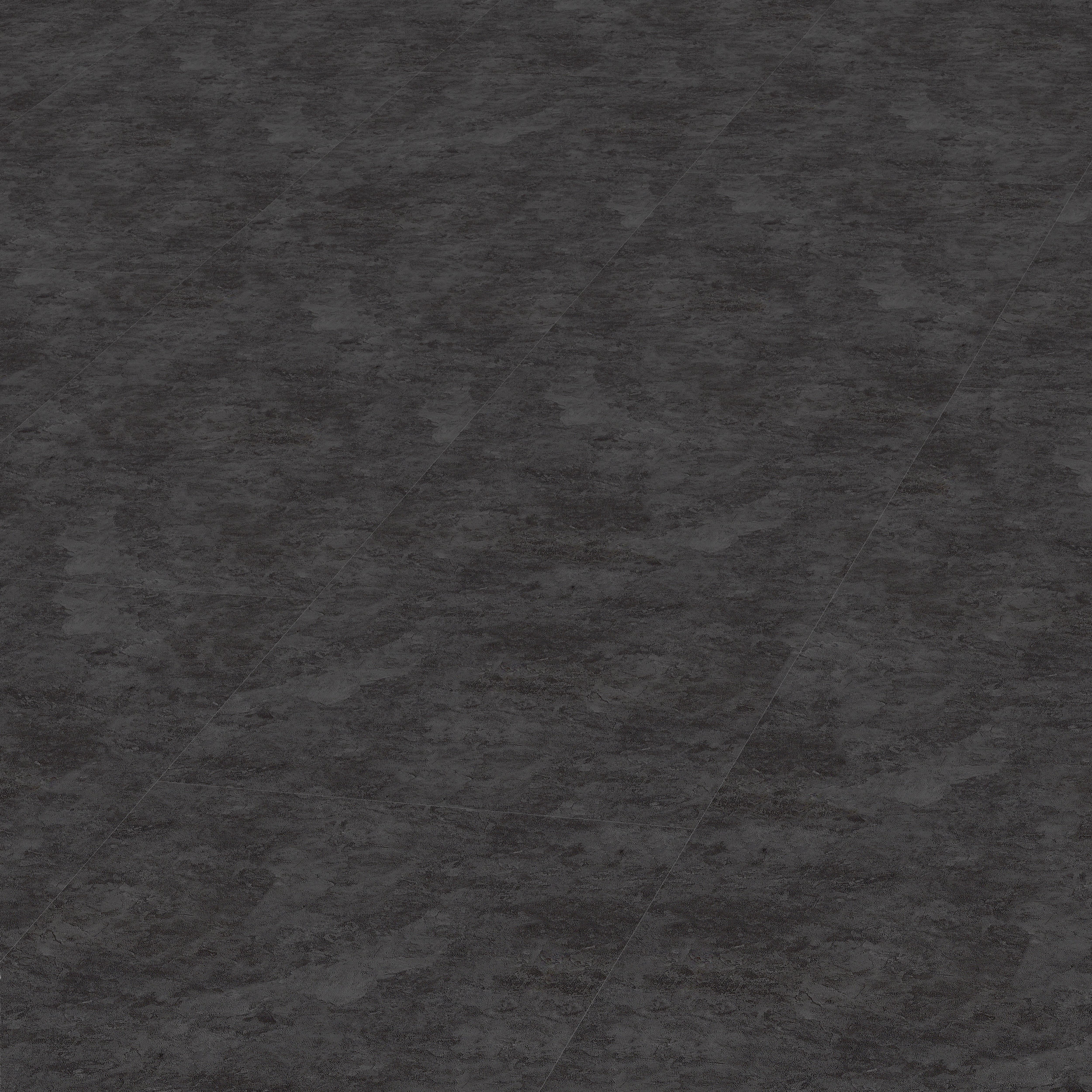 GoodHome Mambo Dark Grey Natural Slate effect Textured Click vinyl Tile Sample