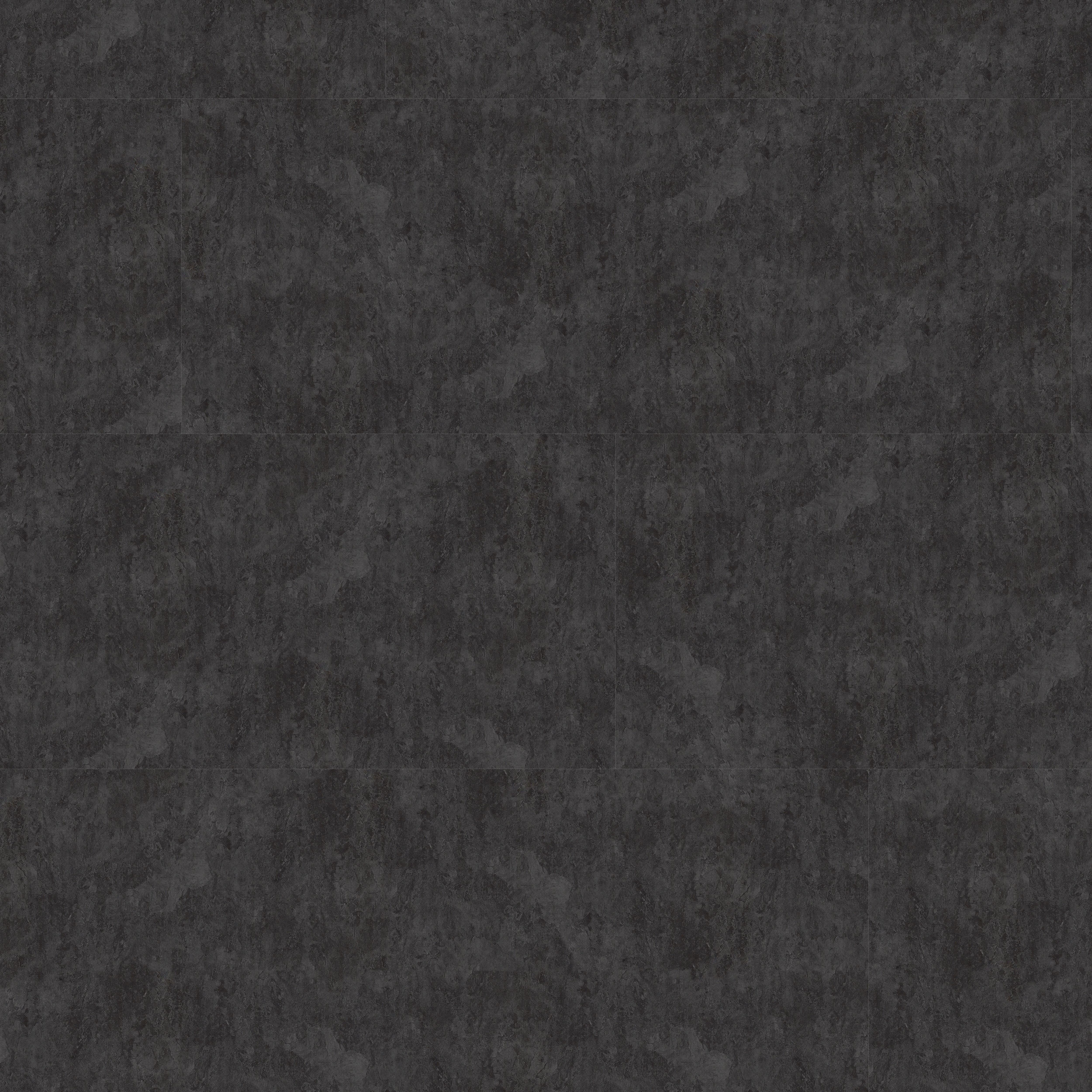 GoodHome Mambo Dark Grey Natural Slate effect Textured Click vinyl Tile Sample