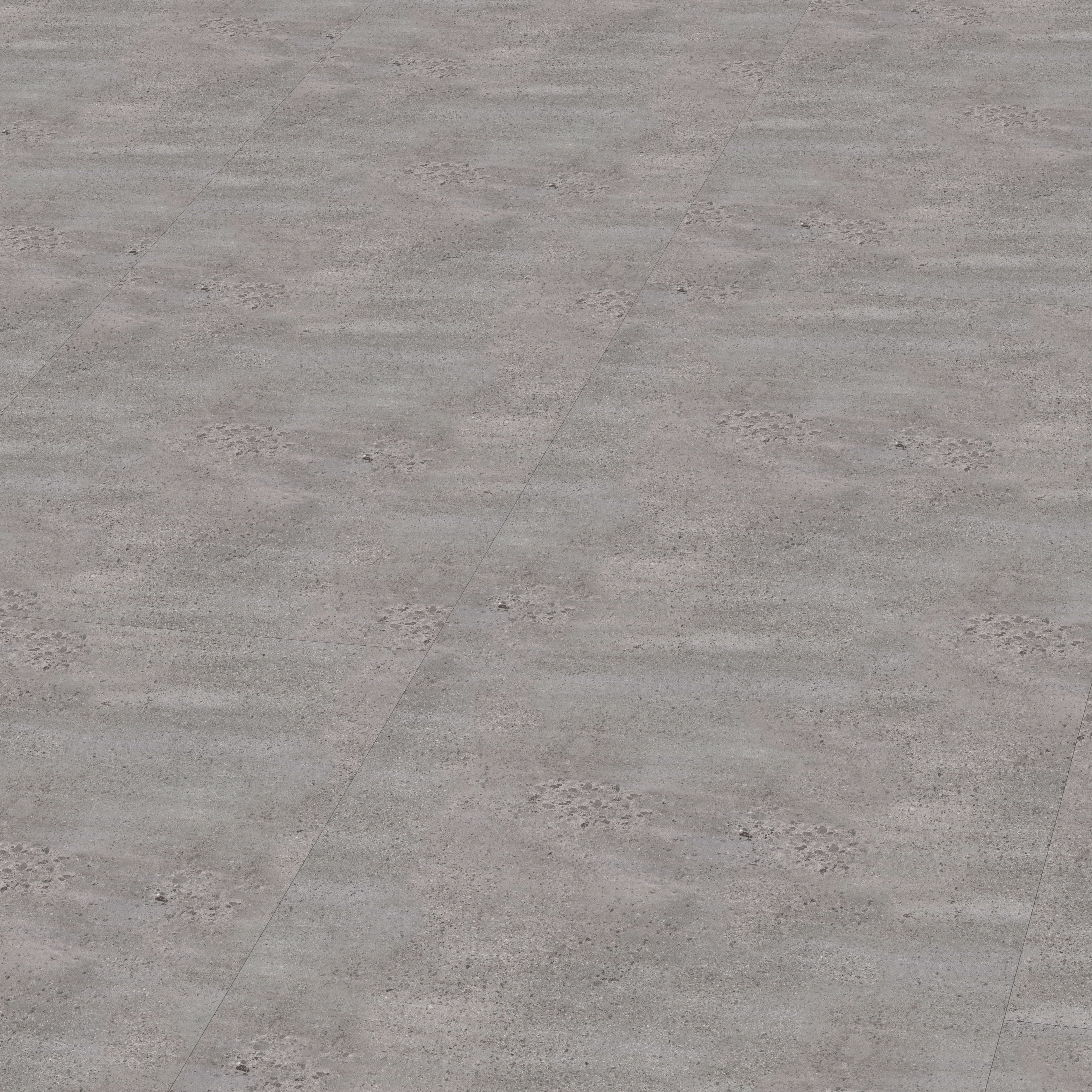 GoodHome Mambo Grey Granite Stone effect Textured Click vinyl Tile Sample