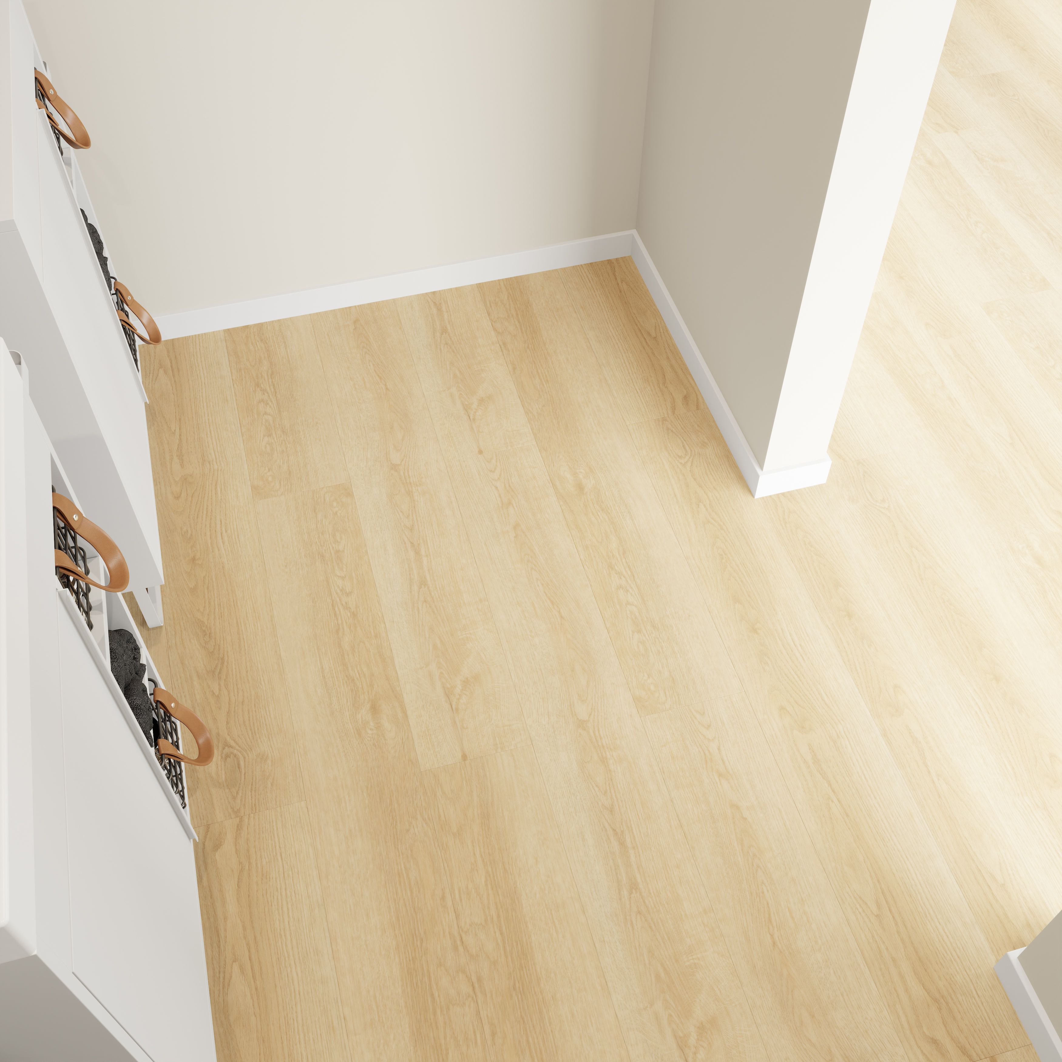 GoodHome Mambo Lulea Light Natural Wood effect Synchronic Click vinyl Plank Sample