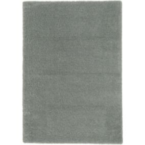 GoodHome Manzo Blue Medium Rug, (L)150cm x (W)80cm