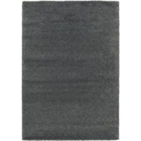 GoodHome Manzo Grey Large Rug, (L)230cm x (W)160cm