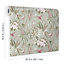 GoodHome Maristow Sage Floral Metallic effect Textured Wallpaper Sample