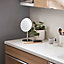 GoodHome Marloes Gloss White Chipboard Bathroom Worktop (T) 2.8cm x (L) 80cm x (W) 80cm