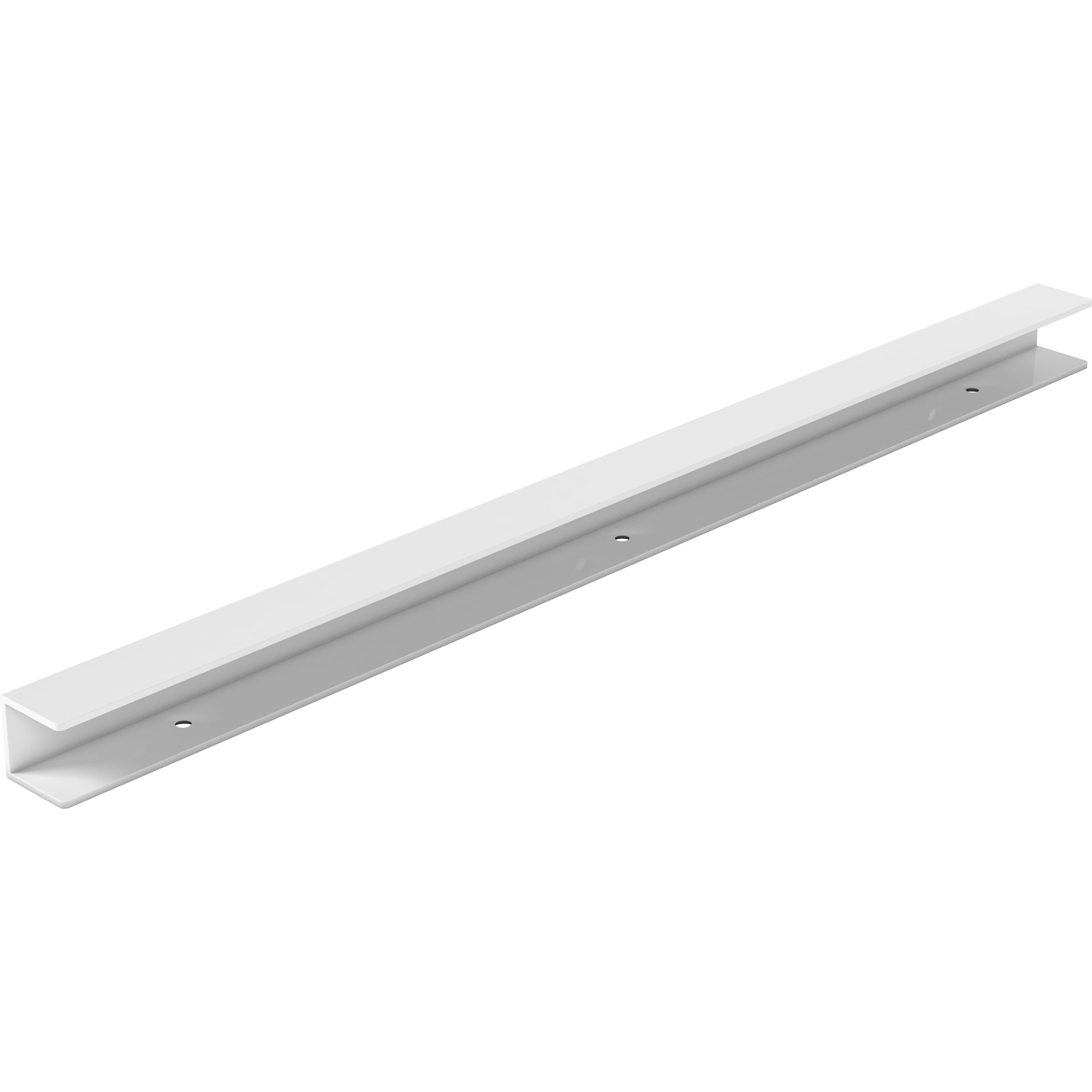 GoodHome Marlow White Aluminium Shelving bracket (L)400mm (D)22.5mm ...