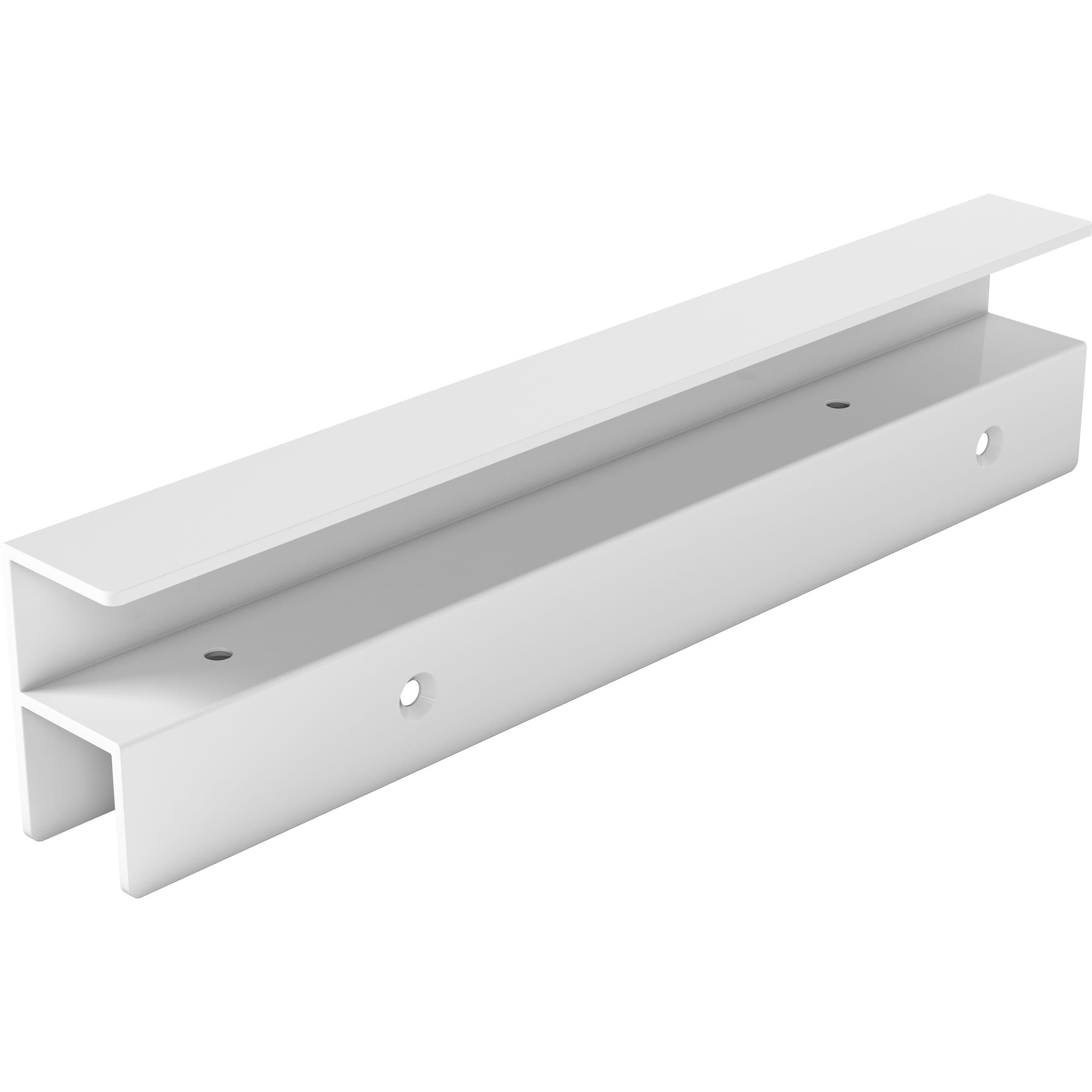 GoodHome Marlow White Screw-in Corner bracket (L)200mm, Pack of 2