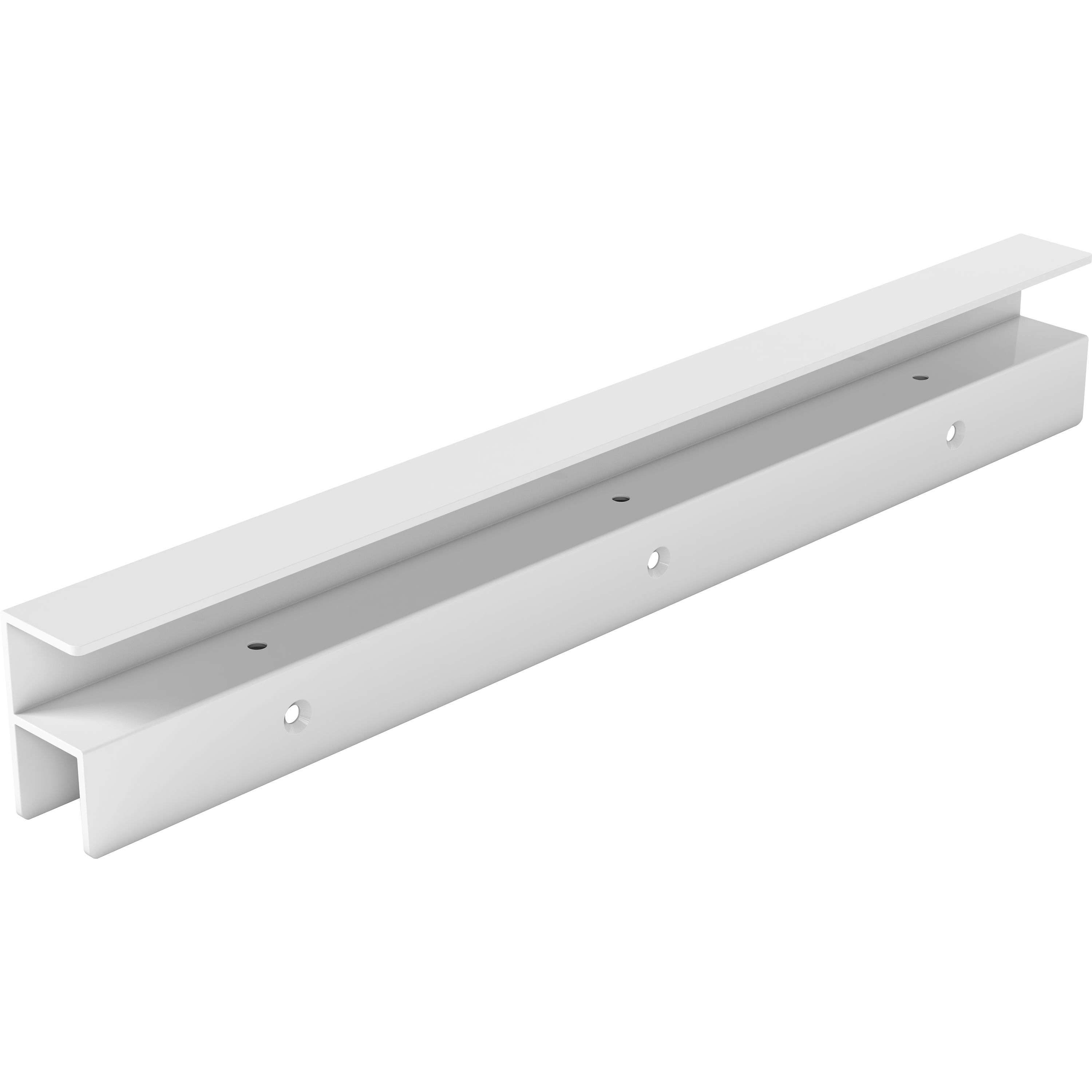 GoodHome Marlow White Screw-in Corner bracket (L)300mm, Pack of 2