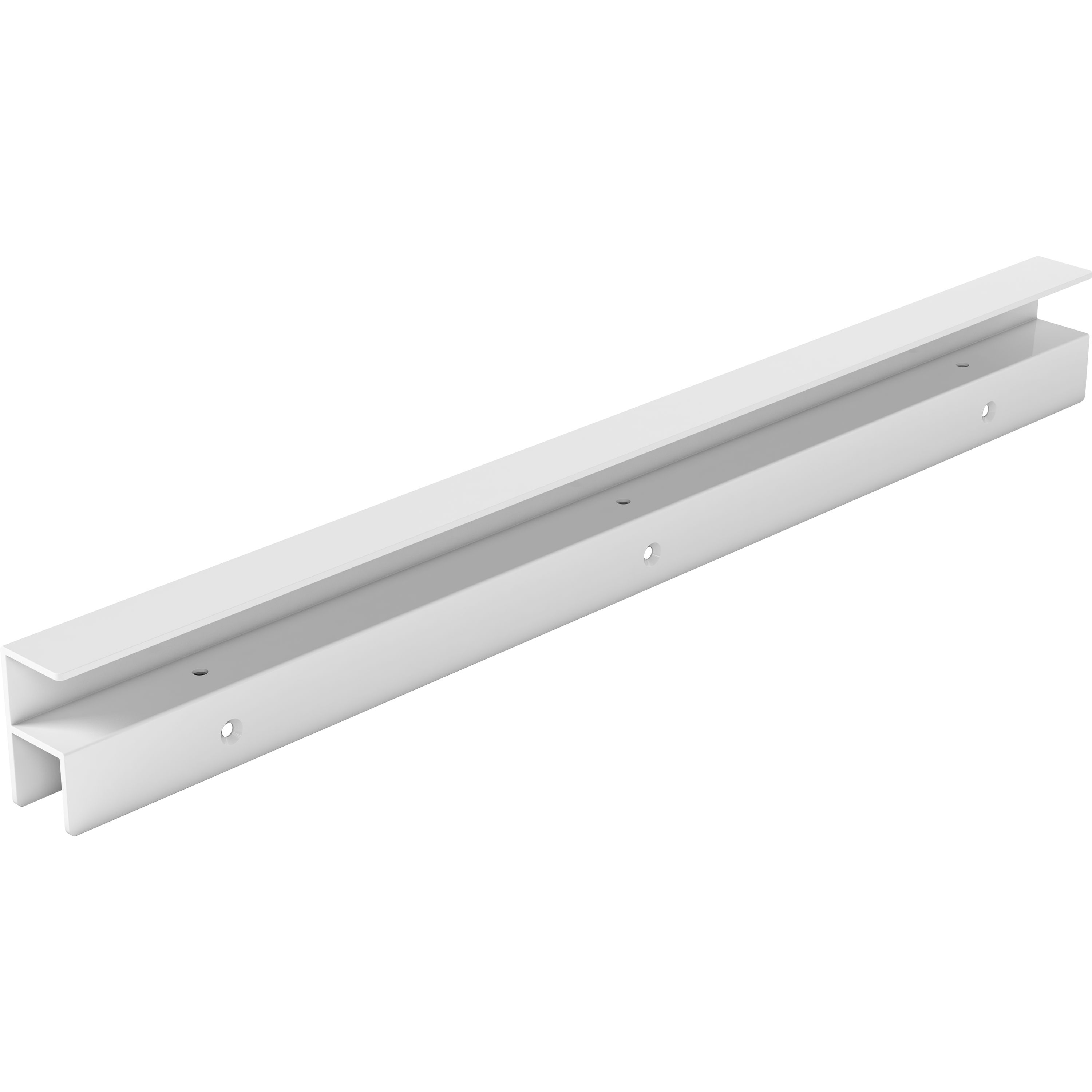 GoodHome Marlow White Screw-in Corner bracket (L)400mm, Pack of 2