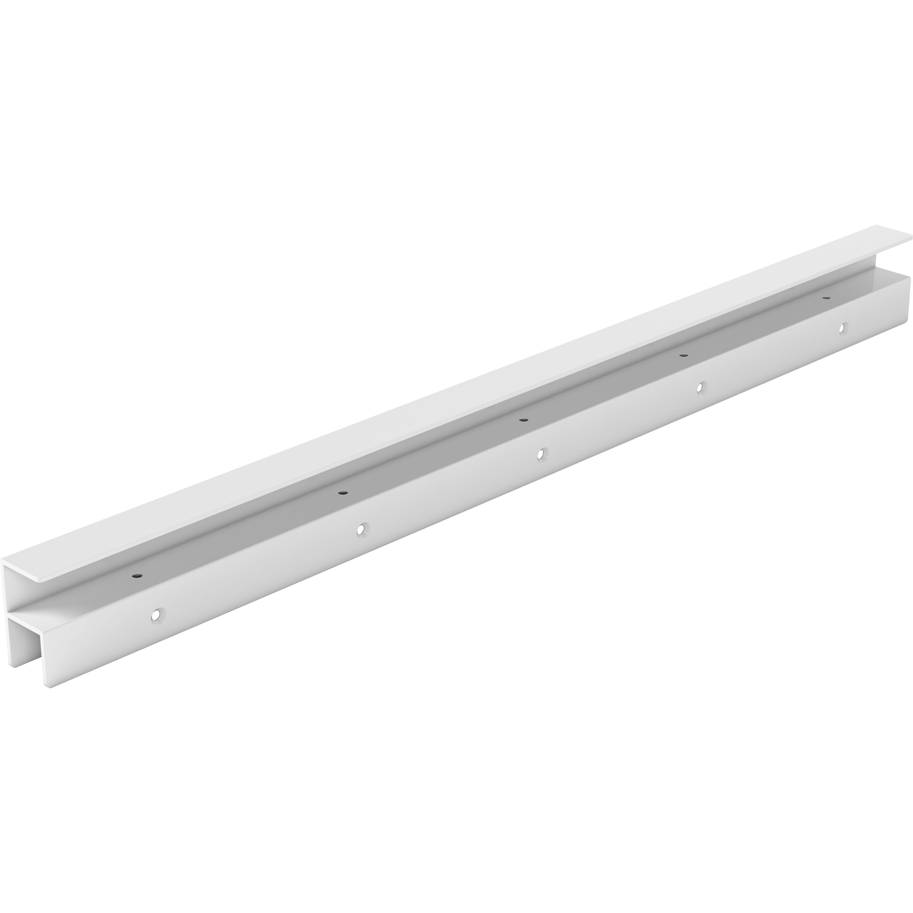 GoodHome Marlow White Screw-in Corner bracket (L)500mm, Pack of 2