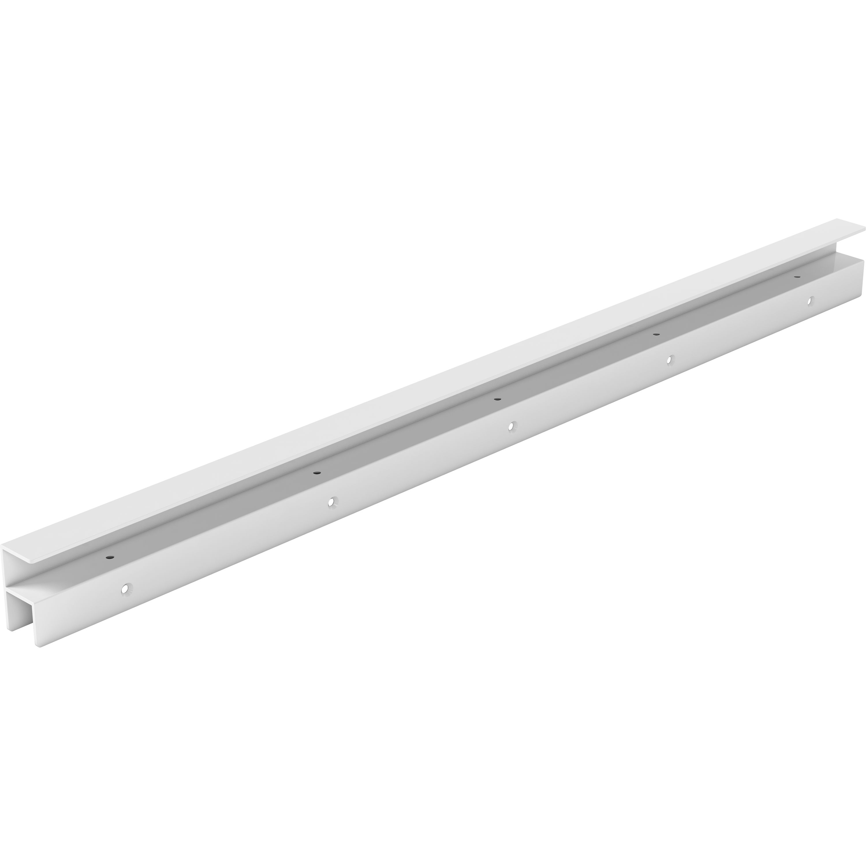 GoodHome Marlow White Screw-in Corner bracket (L)600mm, Pack of 2