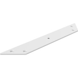 GoodHome Marlow White Screw-in Support bracket (L)197.2mm, Pack of 2