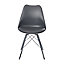 GoodHome Marula Dark grey Chair (H)840mm (W)480mm (D)530mm