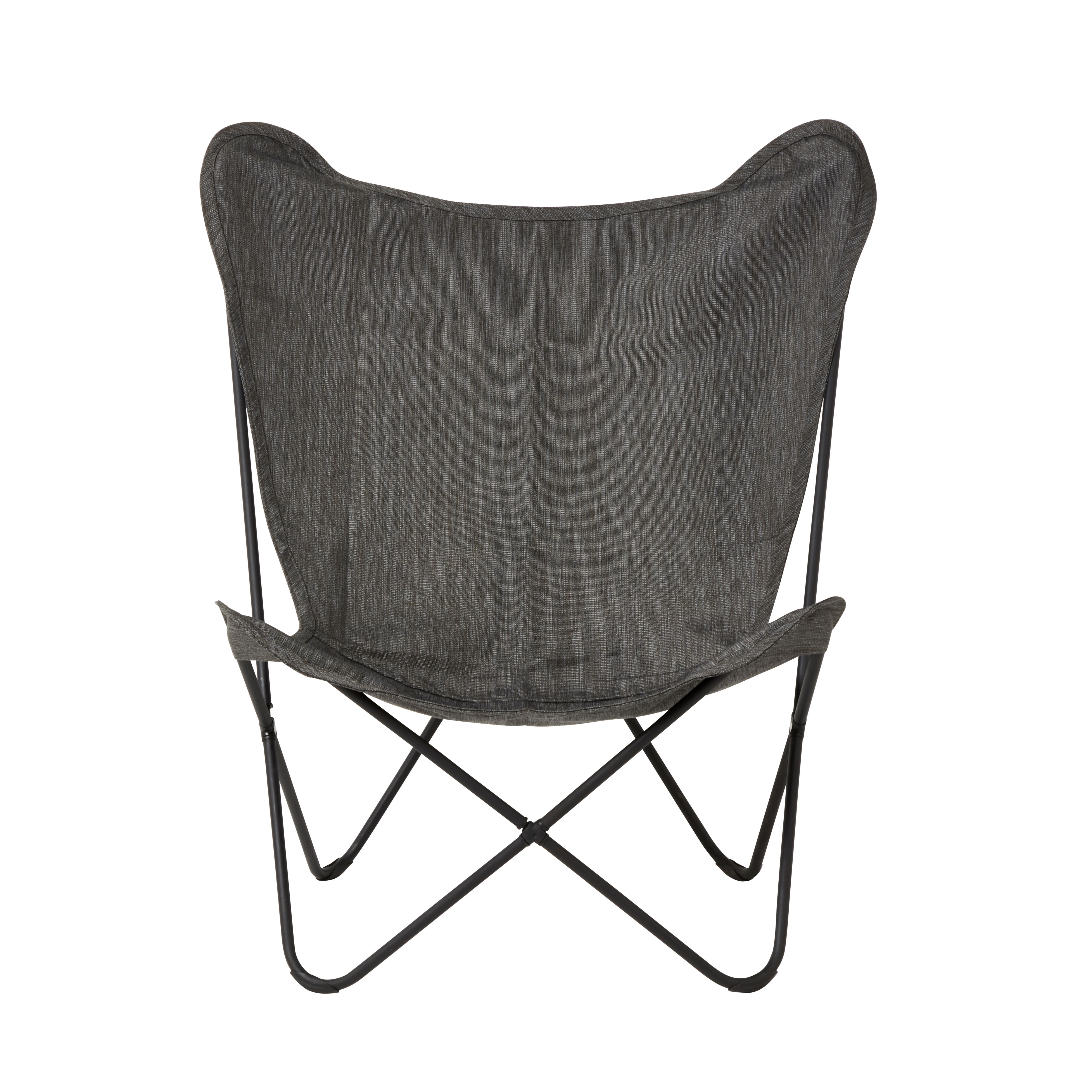 B&q grey online chair