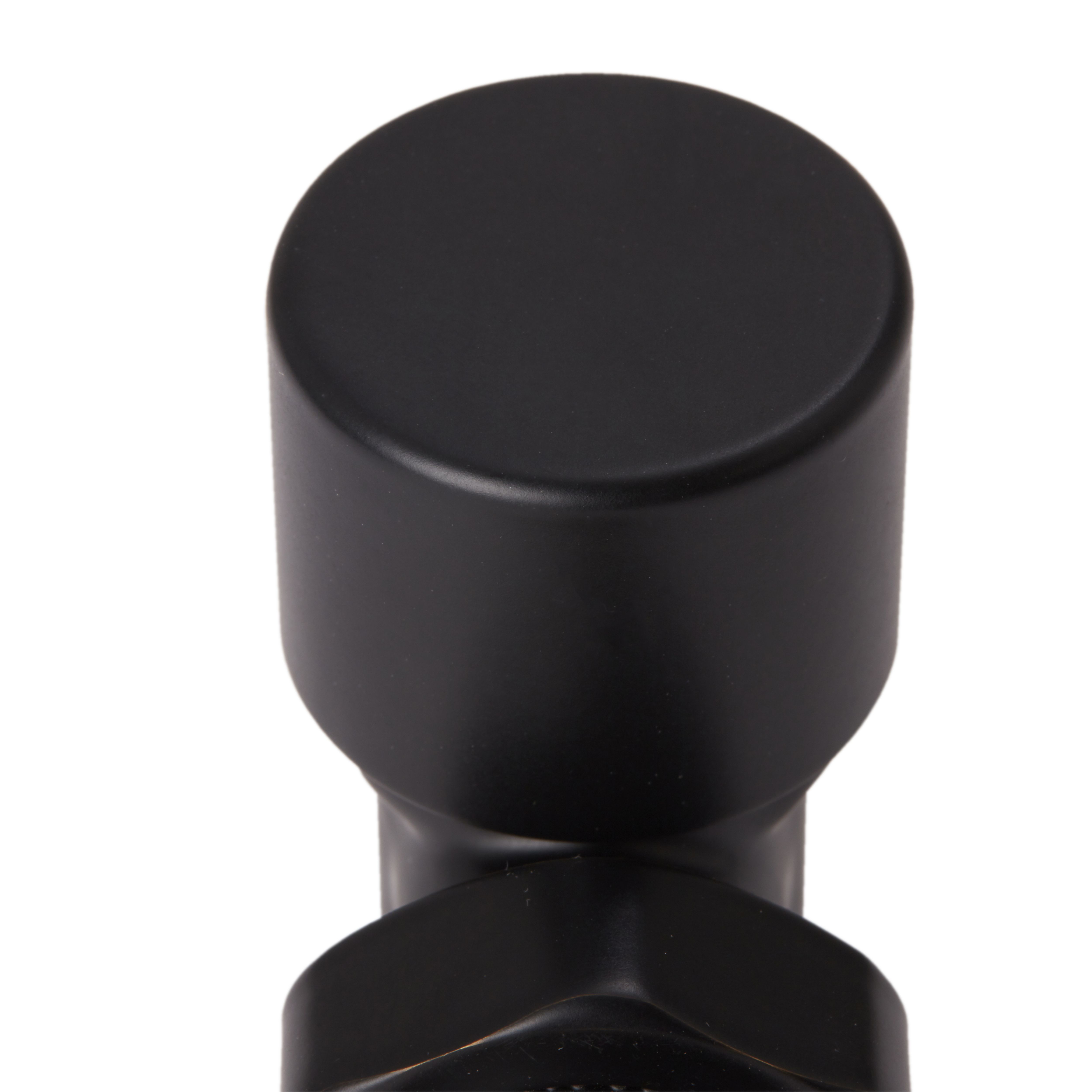 GoodHome Matt black Angled Manual Radiator valve & lockshield (Dia)15mm, Pack of 2