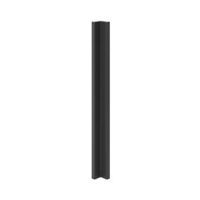 GoodHome Matt graphite classic shaker Standard Corner post, (W)59mm (H)715mm