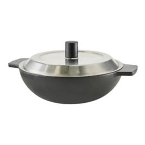 GoodHome Medium Multi-purpose Barbecue wok
