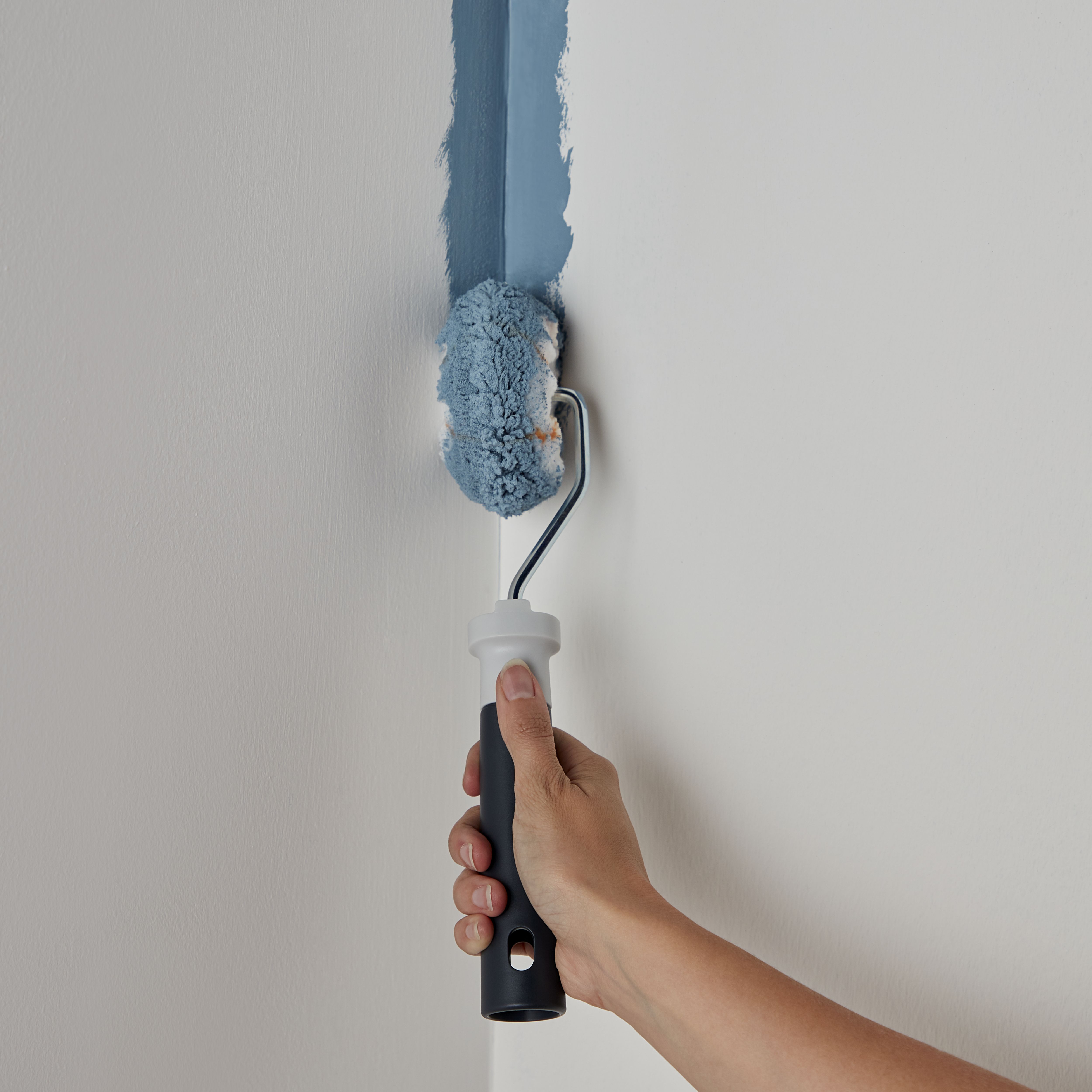 GoodHome Medium pile Fixed Roller frame & sleeve for All paints, (L)90mm, 1 piece Set