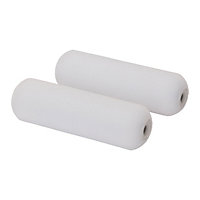 GoodHome Medium Pile Foam Roller sleeve, Pack of 2