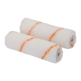 GoodHome Medium Pile Woven polyester Roller sleeve, Pack of 2