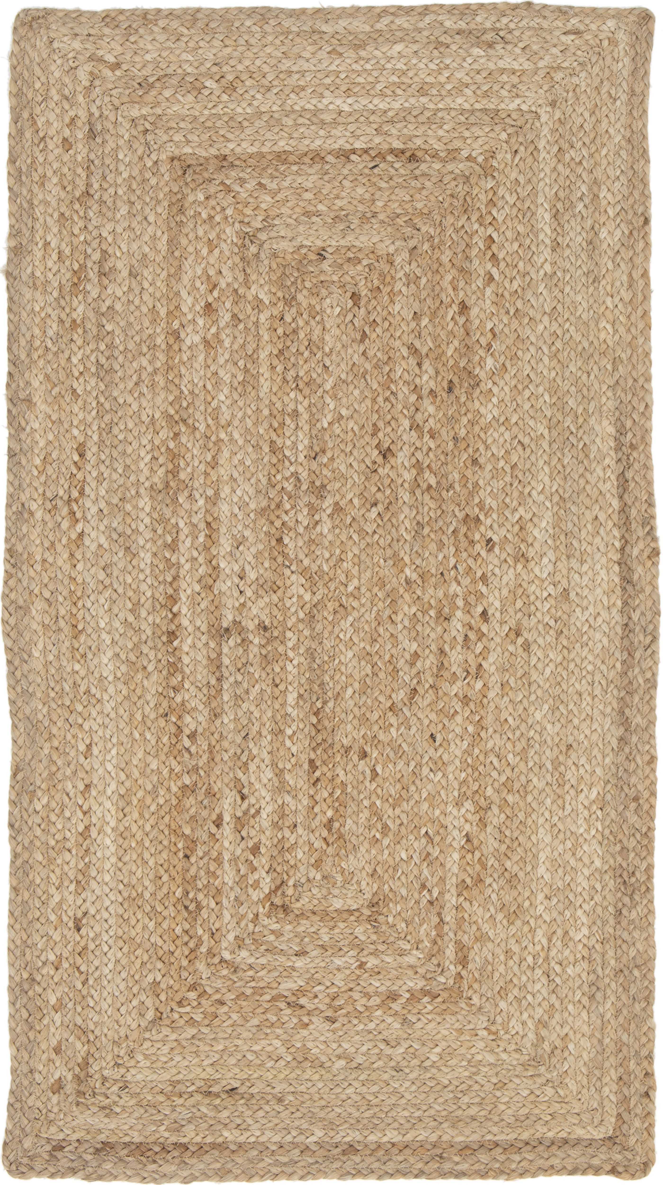 GoodHome Melua Natural Reversible Small Rug, (L)110cm x (W)60cm