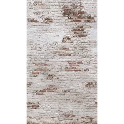 GoodHome Merly Natural Brick effect Matt Mural