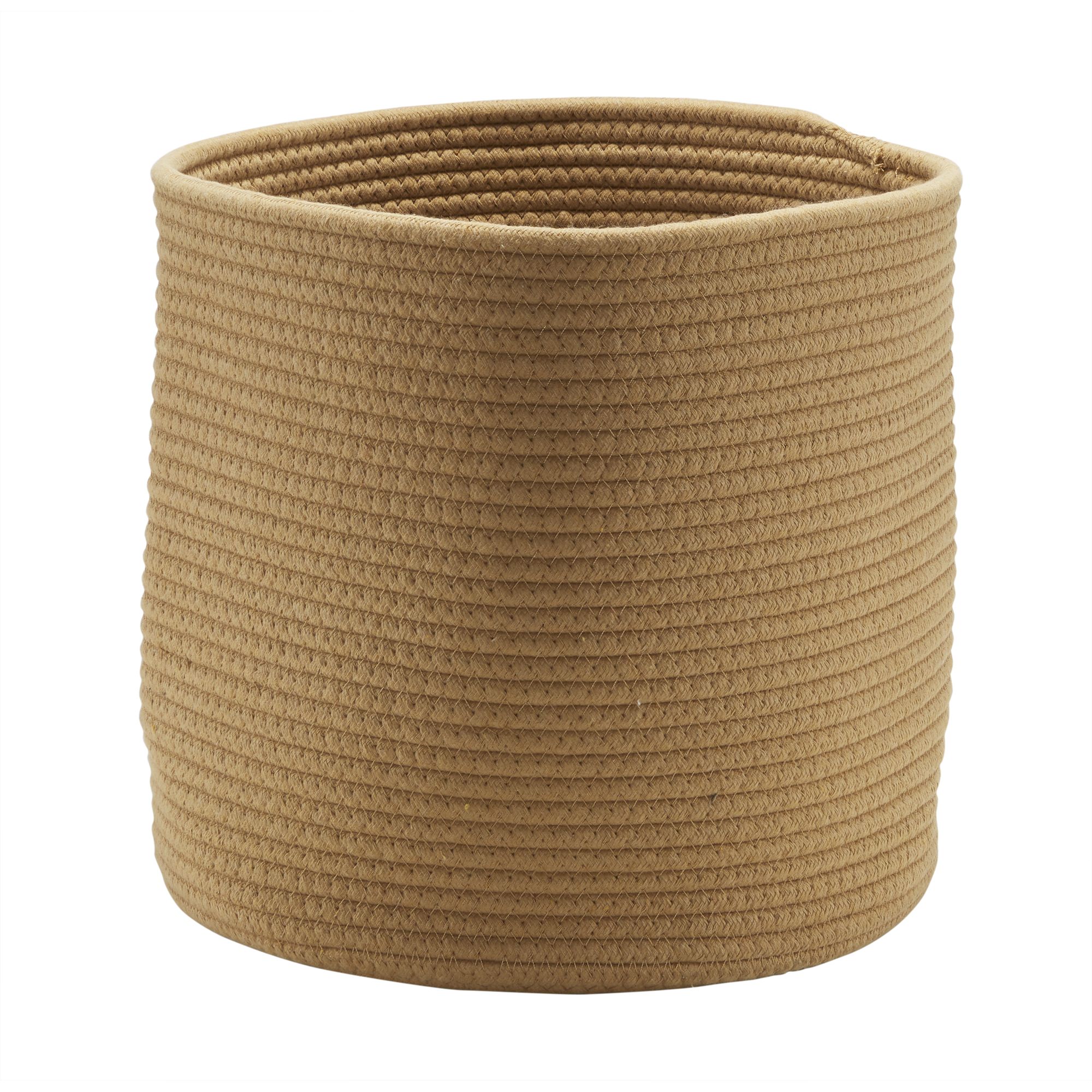 GoodHome Mixxit Cotton rope Storage basket (H)30cm (W)30cm (D)30cm