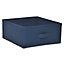 GoodHome Mixxit Dark blue Storage basket (H)14cm (W)31cm