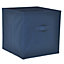 GoodHome Mixxit Dark blue Storage basket (H)31cm (W)31cm