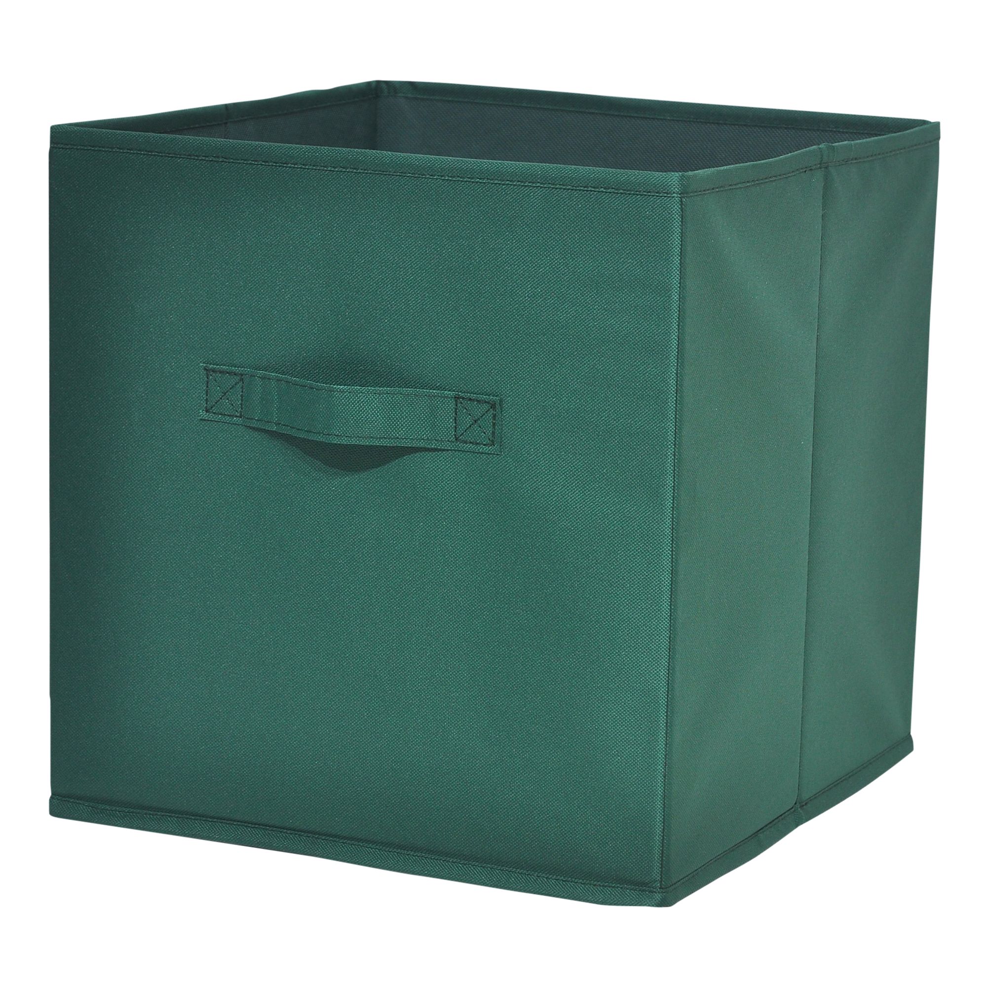 GoodHome Mixxit Dark green Storage basket (H)31cm (W)31cm